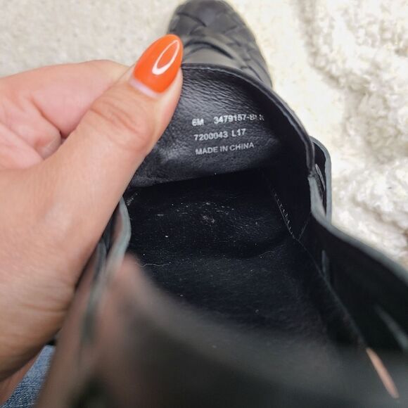 Frye black Brea Huarache Slip On sneaker shoes sz 6 - Picture 8 of 8